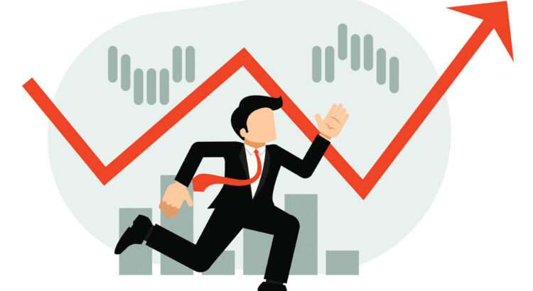 man running to keep up with changes in supply chain