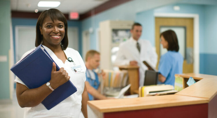 nurse figuring out workforce solutions